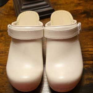 Sanita Women's White Clogs